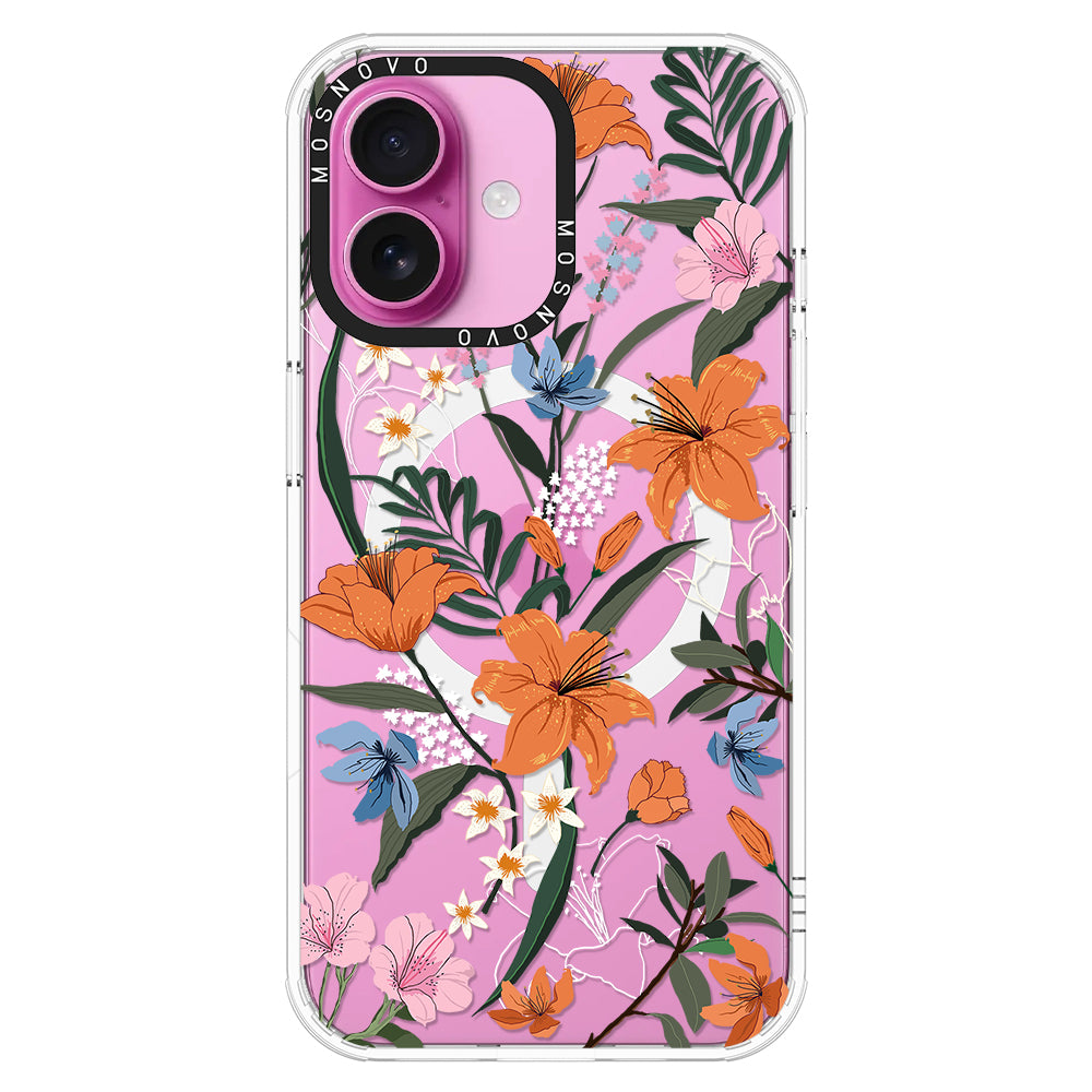 Lily Garden Phone Case - iPhone 16 Plus Case - MOSNOVO