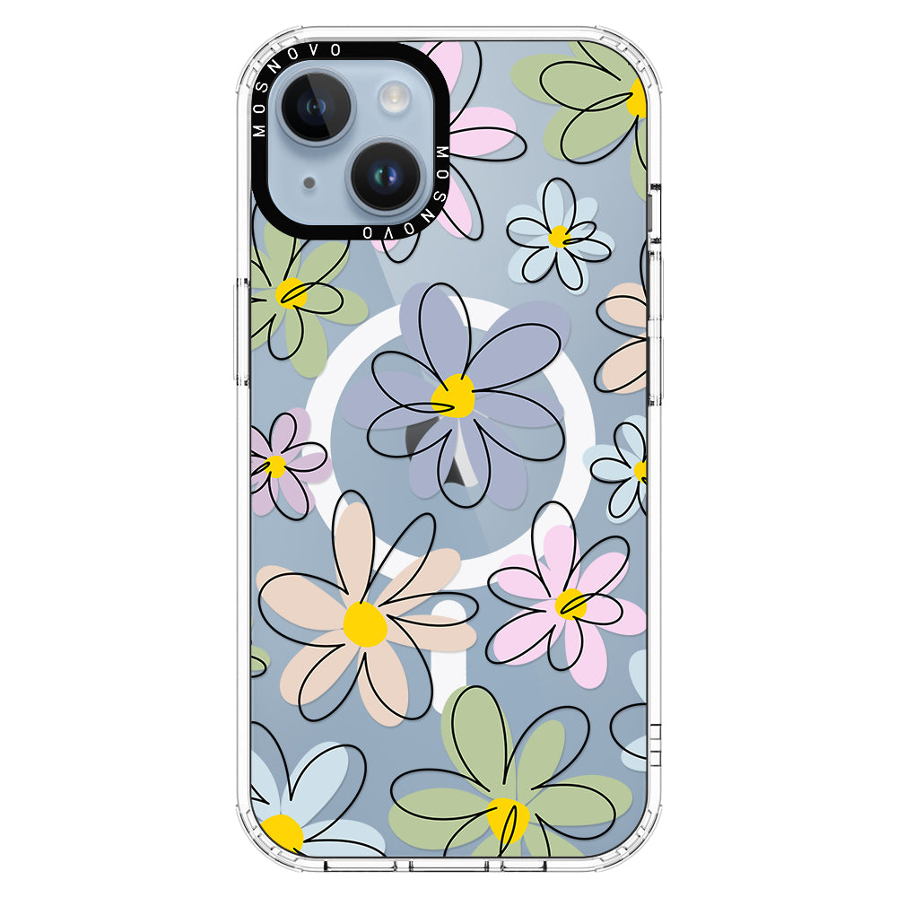 Linear Blooms Phone Case - iPhone 14 Case