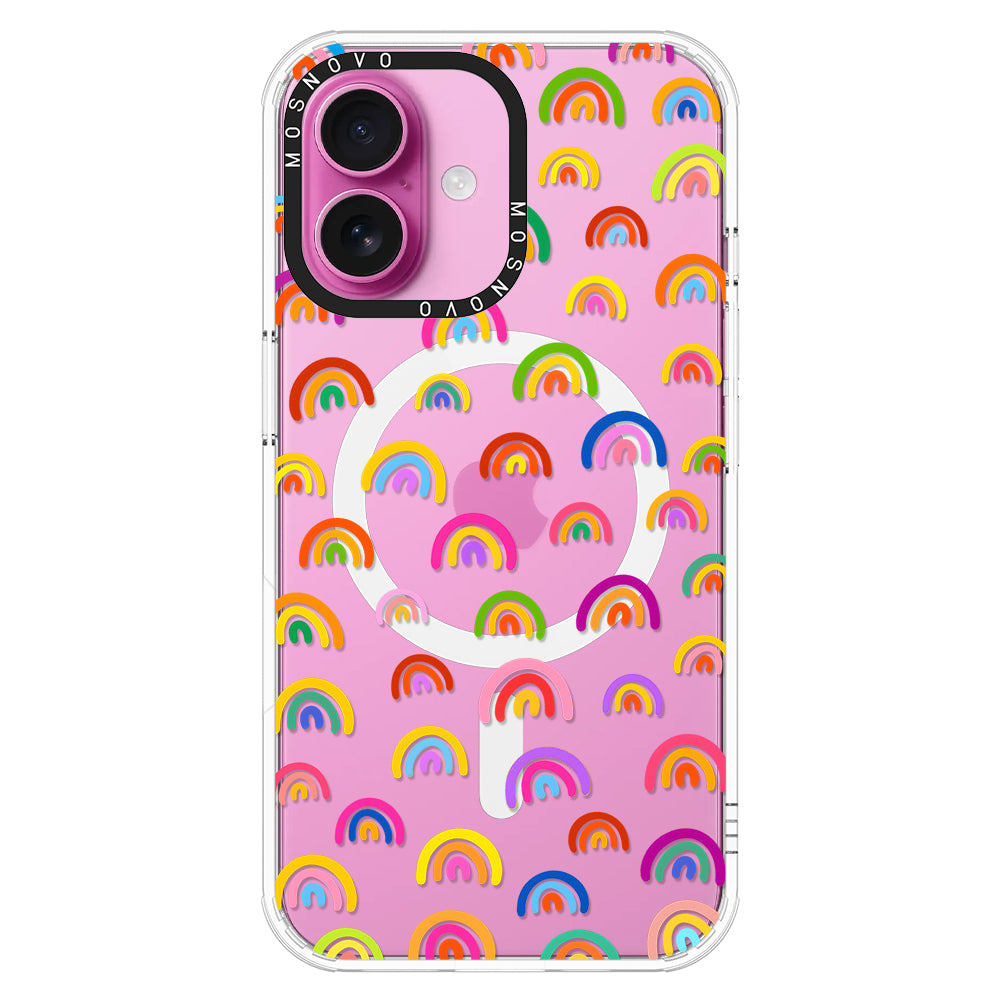 Cute Rainbow Phone Case - iPhone 16 Plus Case - MOSNOVO