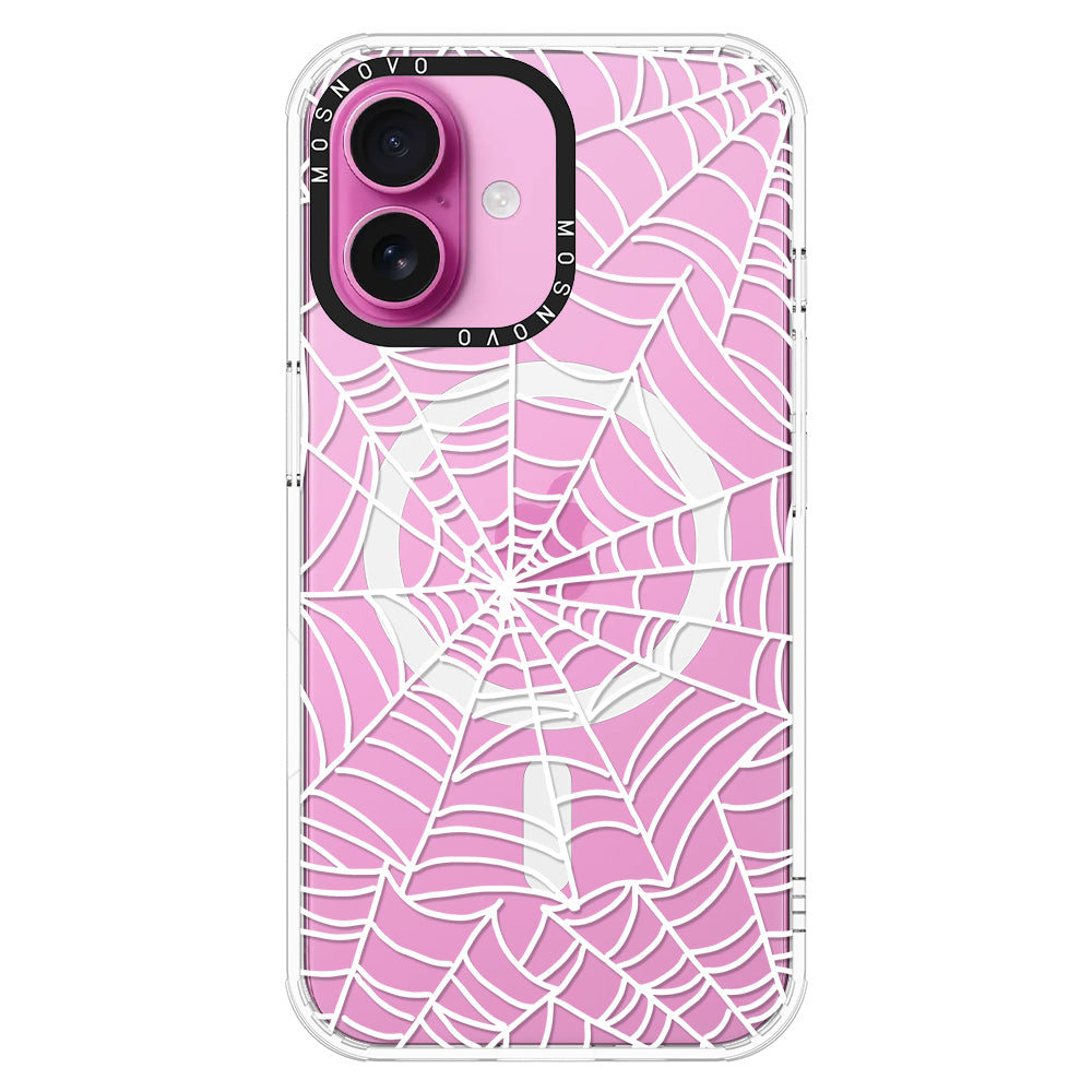 Spider Web Phone Case - iPhone 16 Plus Case - MOSNOVO