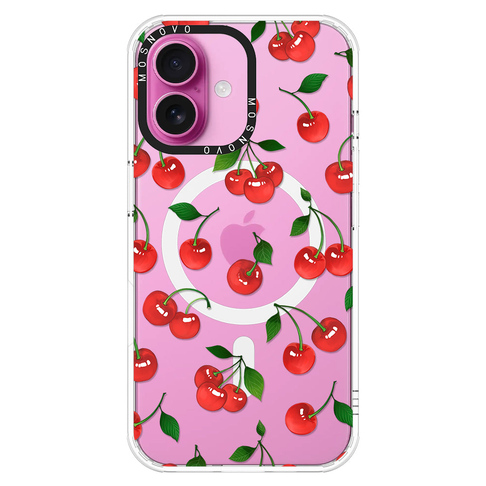 Poppy Cherry Phone Case - iPhone 16 Plus Case - MOSNOVO