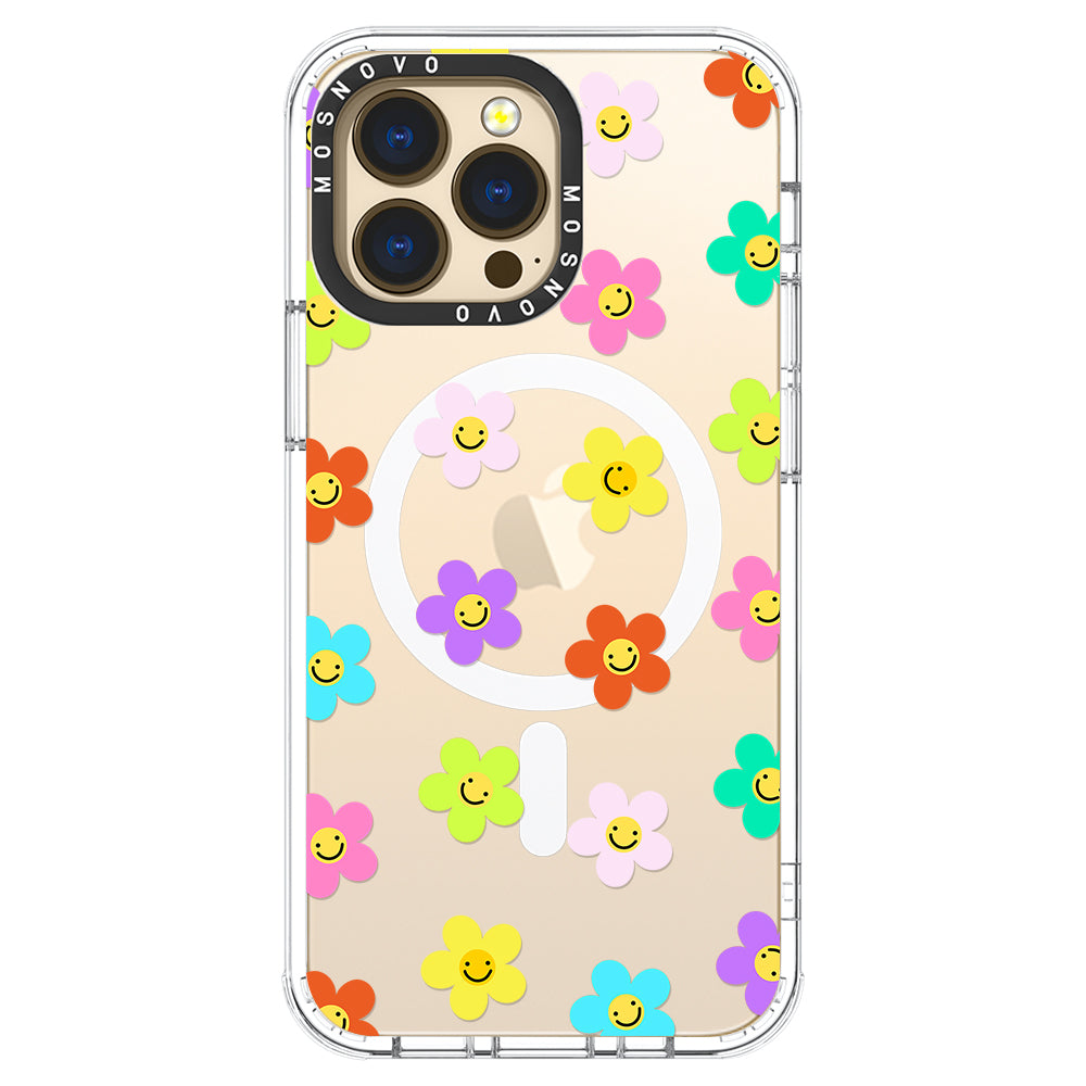 Smile Floral Phone Case - iPhone 14 Pro Max Case