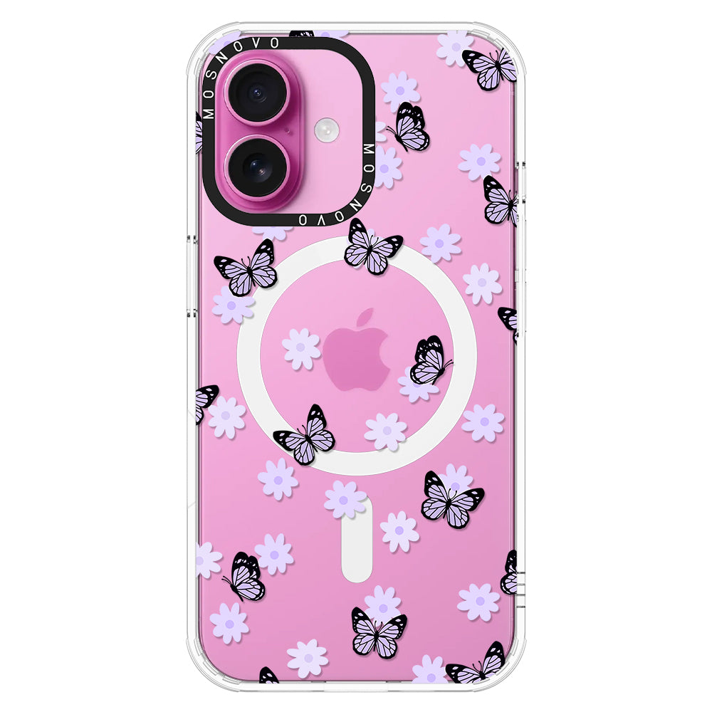 Lilac Butterfly Phone Case - iPhone 16 Case