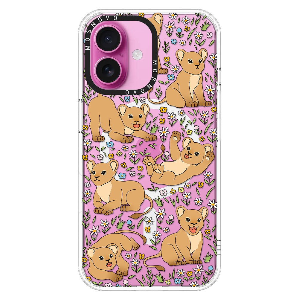 Cute Lion Phone Case - iPhone 16 Plus Case - MOSNOVO