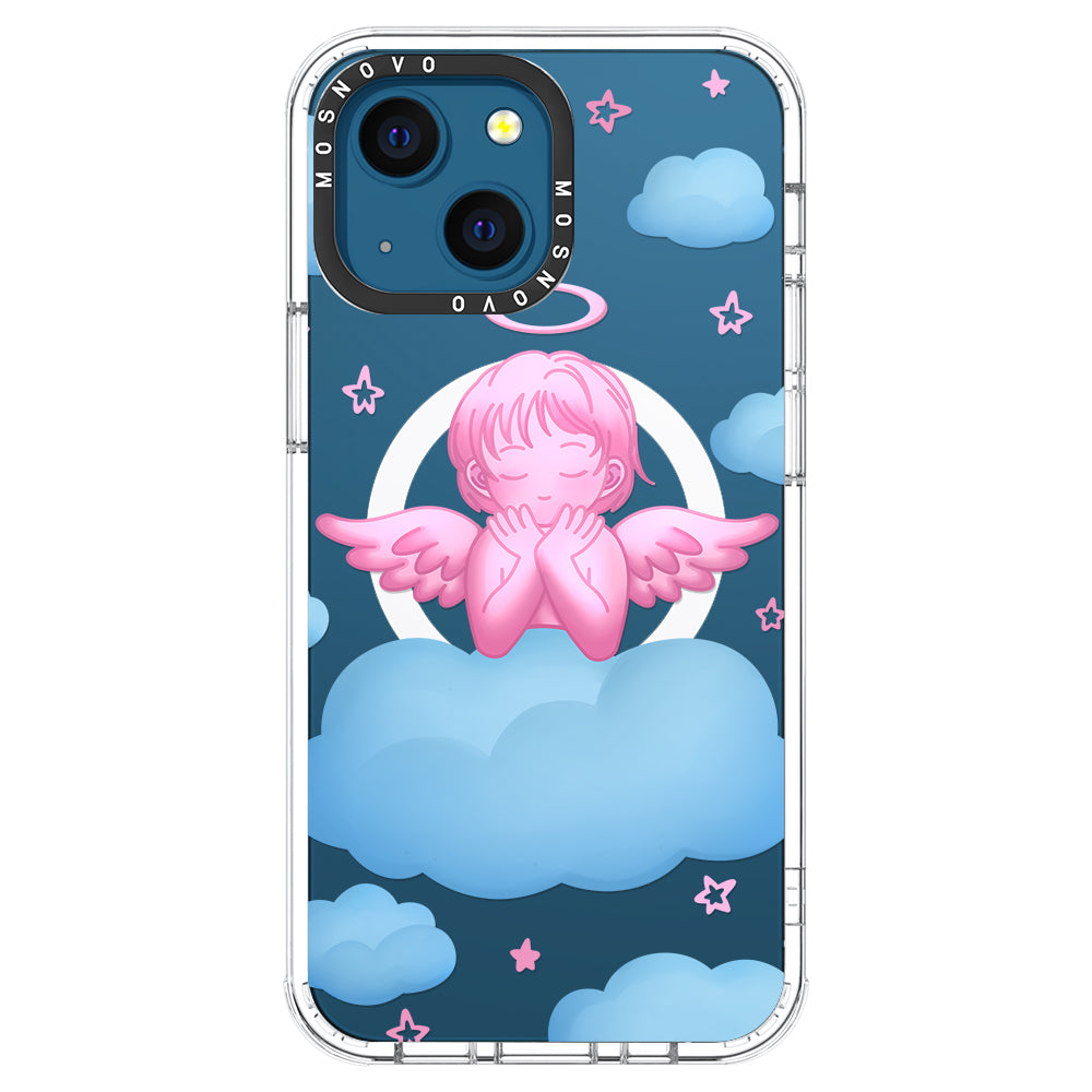 Pink Serenity Angel Phone Case - iPhone 13 Case