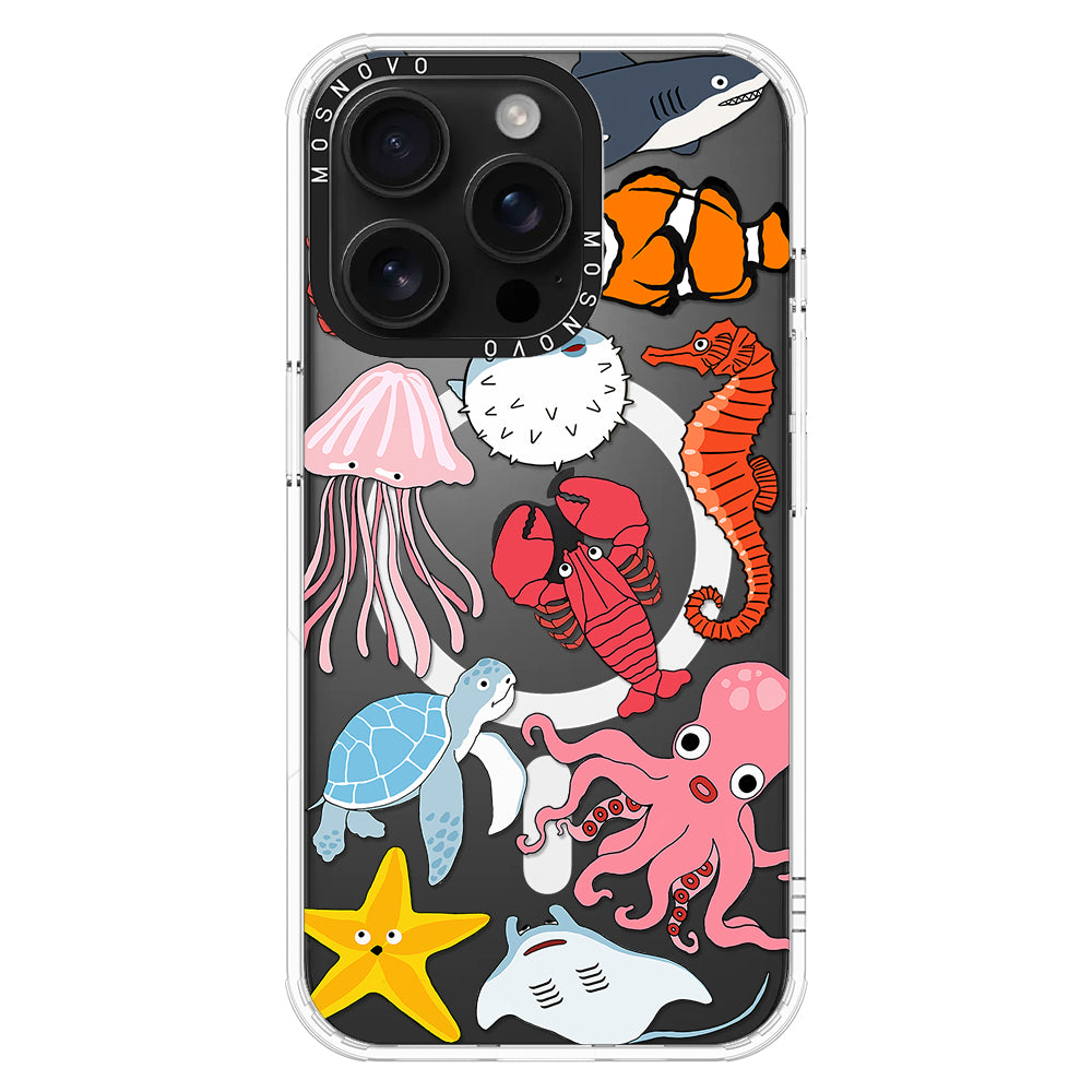 Sea World Phone Case - iPhone 16 Pro Case - MOSNOVO