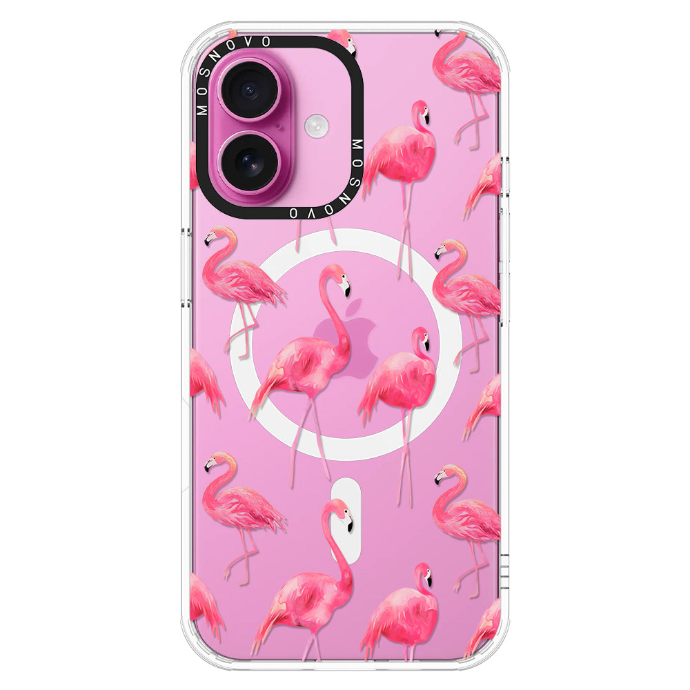 Flamingo Phone Case - iPhone 16 Plus Case - MOSNOVO