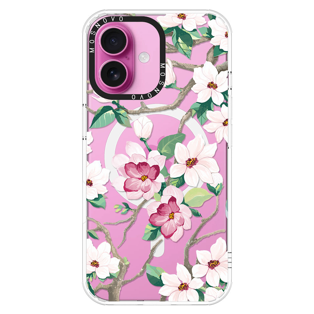 Magnolia Phone Case - iPhone 16 Case - MOSNOVO