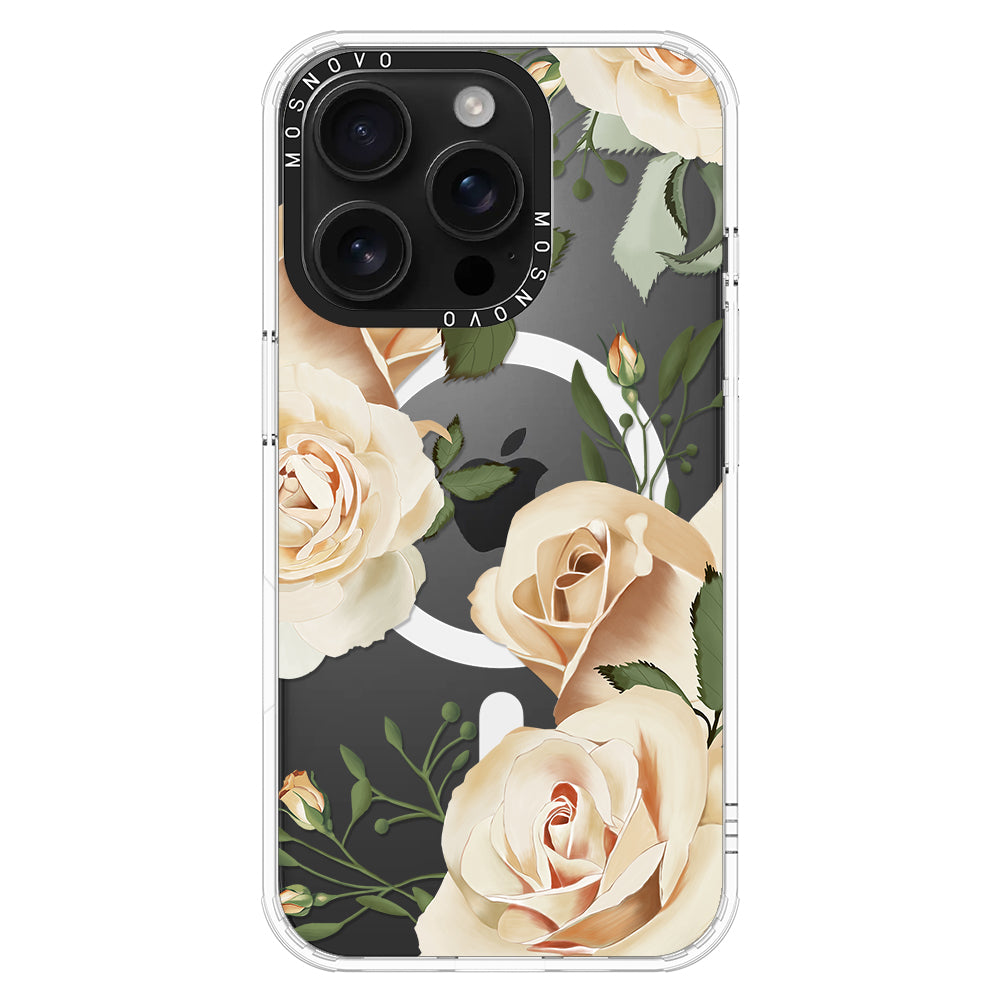 Champagne Roses Phone Case - iPhone 16 Pro Case - MOSNOVO