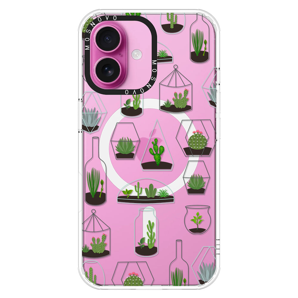 Cactus Plant Phone Case - iPhone 16 Plus Case - MOSNOVO