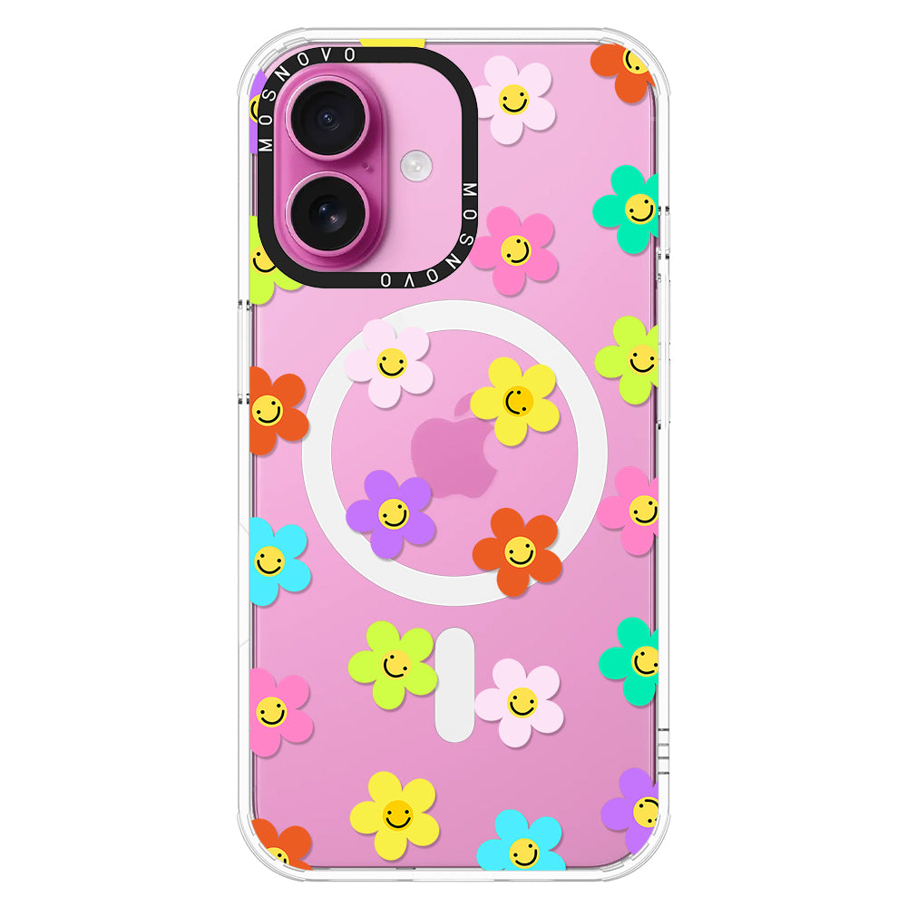 Smile Floral Phone Case - iPhone 16 Case