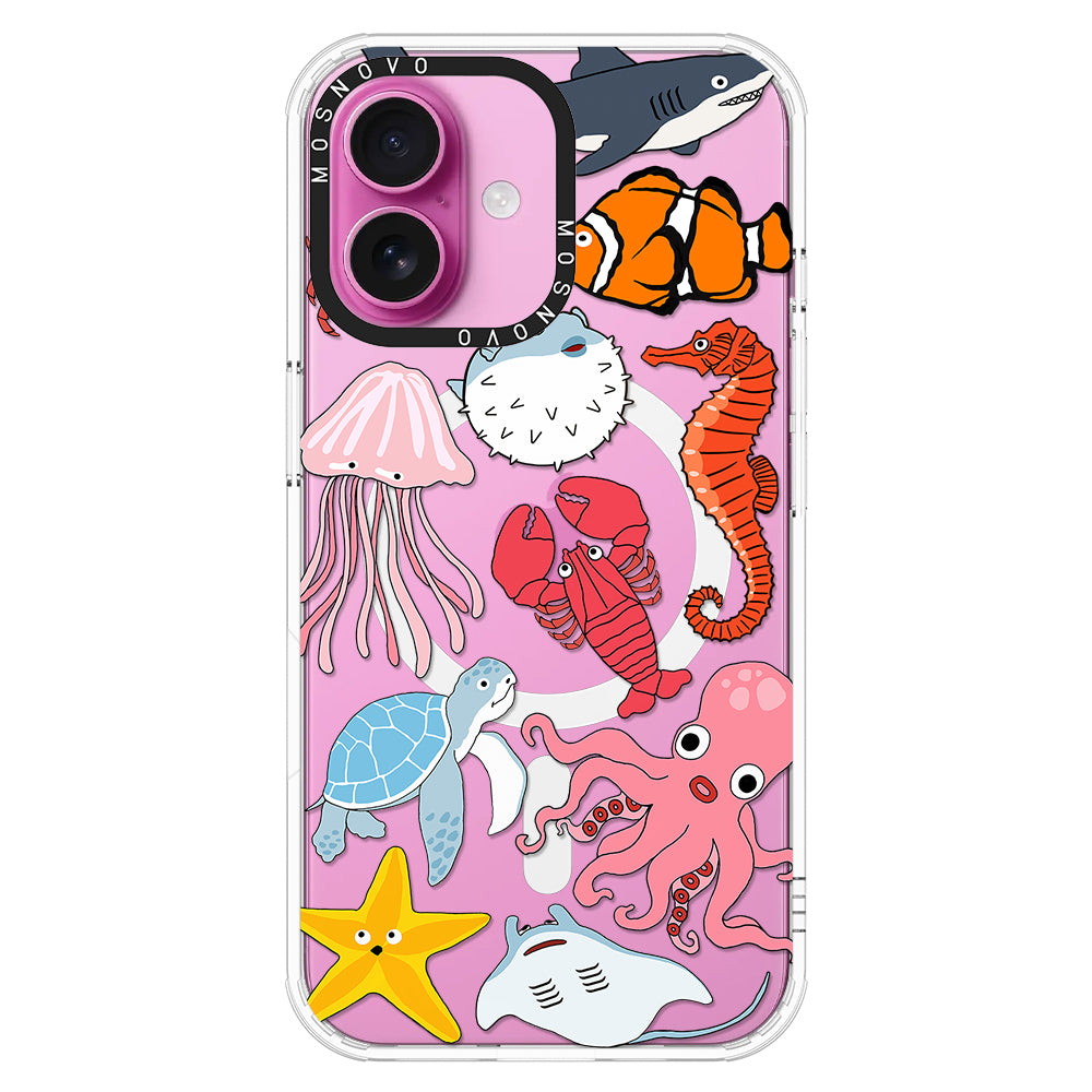 Sea World Phone Case - iPhone 16 Plus Case - MOSNOVO