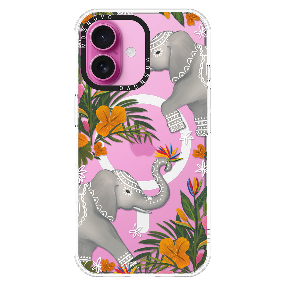 Elephant Phone Case - iPhone 16 Plus Case - MOSNOVO