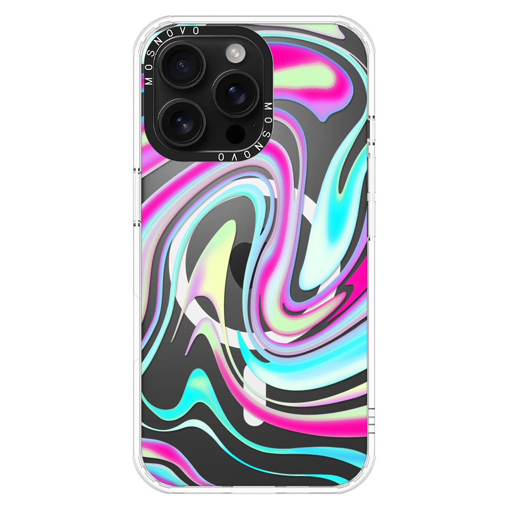 Psychedelic Swirls Phone Case - iPhone 16 Pro Max Case - MOSNOVO