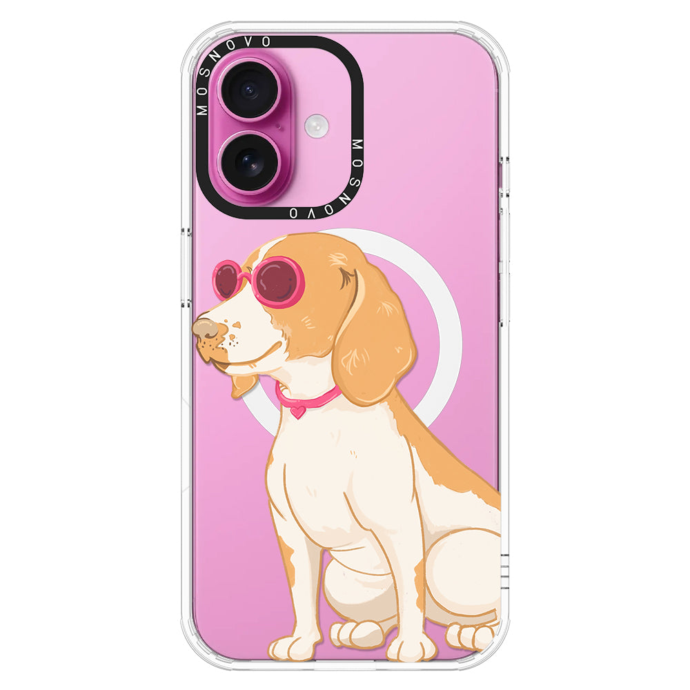 Cute Beagle Phone Case - iPhone 16 Plus Case - MOSNOVO