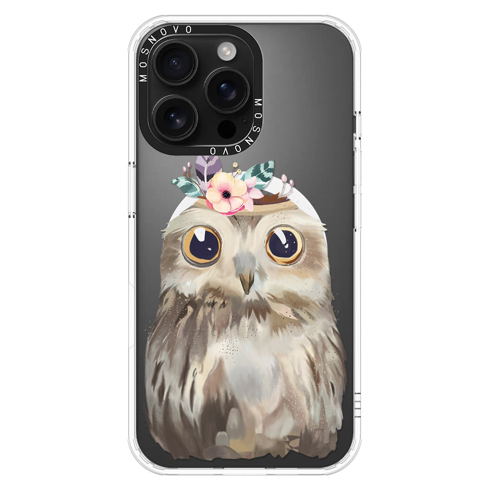 Cute Owl Phone Case - iPhone 16 Pro Max Case - MOSNOVO