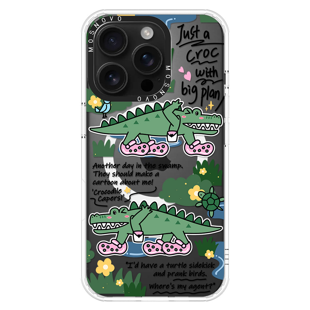 Croc with Big Plan Phone Case - iPhone 16 Pro Case