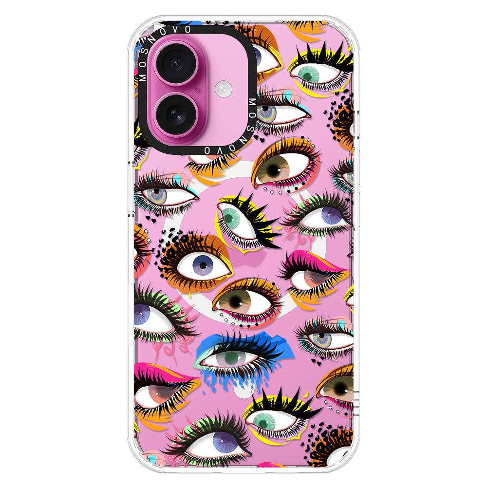 Eyes Phone Case - iPhone 16 Plus Case - MOSNOVO