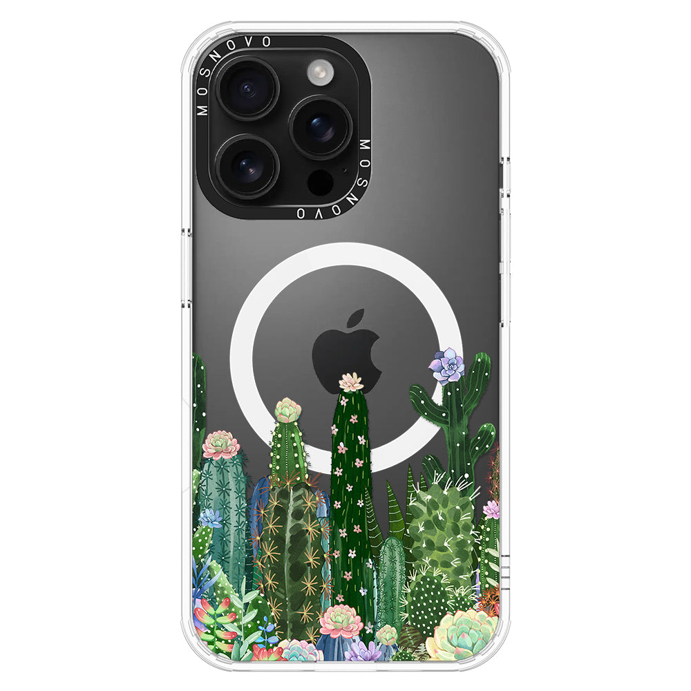 Desert Cactus Phone Case - iPhone 16 Pro Max Case - MOSNOVO