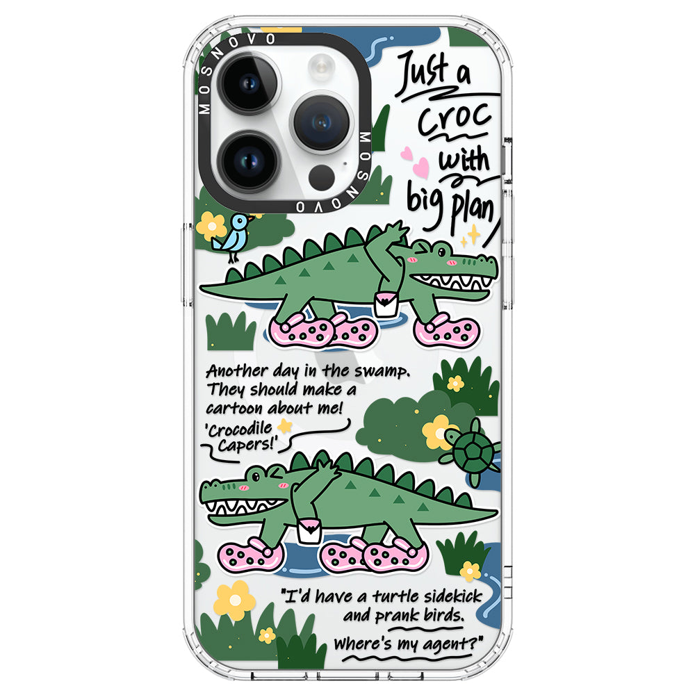 Croc with Big Plan Phone Case - iPhone 14 Pro Max Case