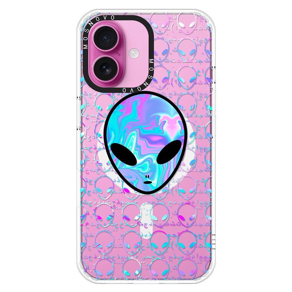 Space Alien Phone Case - iPhone 16 Case - MOSNOVO