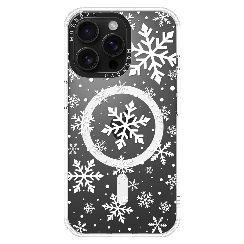 Snowflake Phone Case - iPhone 16 Pro Max Case - MOSNOVO