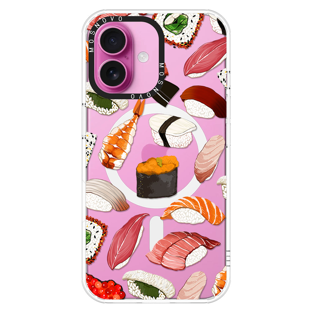 Mixed Sushi Phone Case - iPhone 16 Plus Case - MOSNOVO