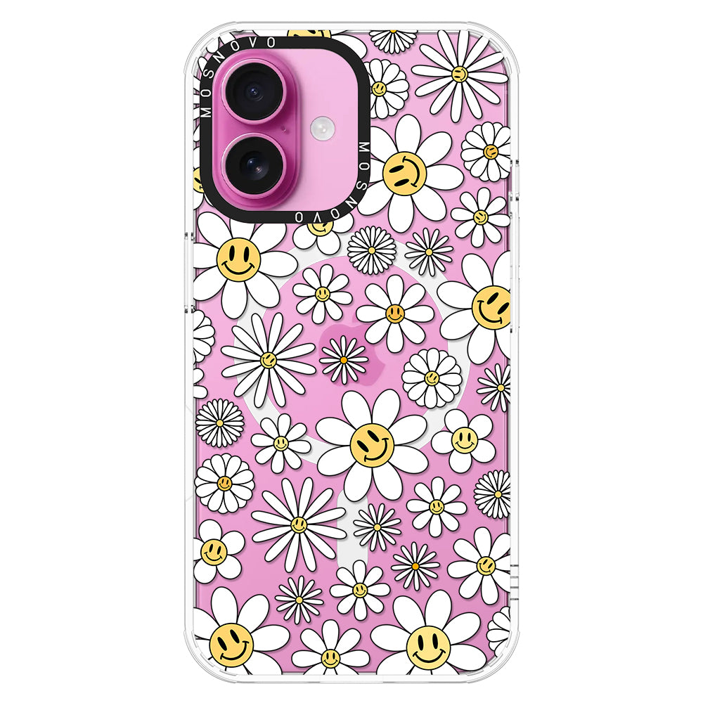 Happy Daisy Blooms Phone Case - iPhone 16 Case