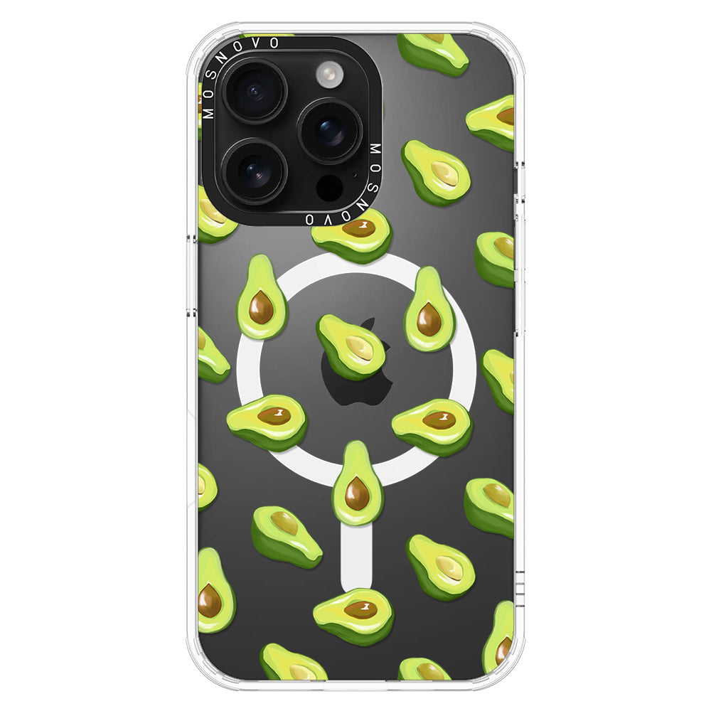 Fleshy Avocado Phone Case - iPhone 16 Pro Max Case - MOSNOVO