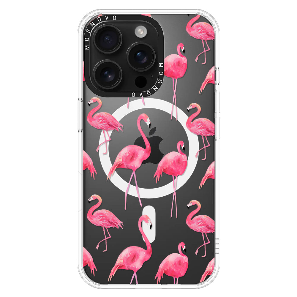 Flamingo Phone Case - iPhone 16 Pro Case - MOSNOVO