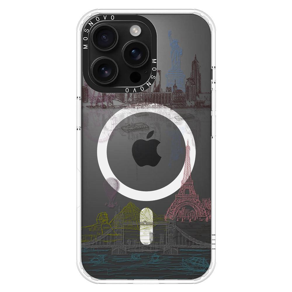 The World City Phone Case - iPhone 16 Pro Max Case - MOSNOVO