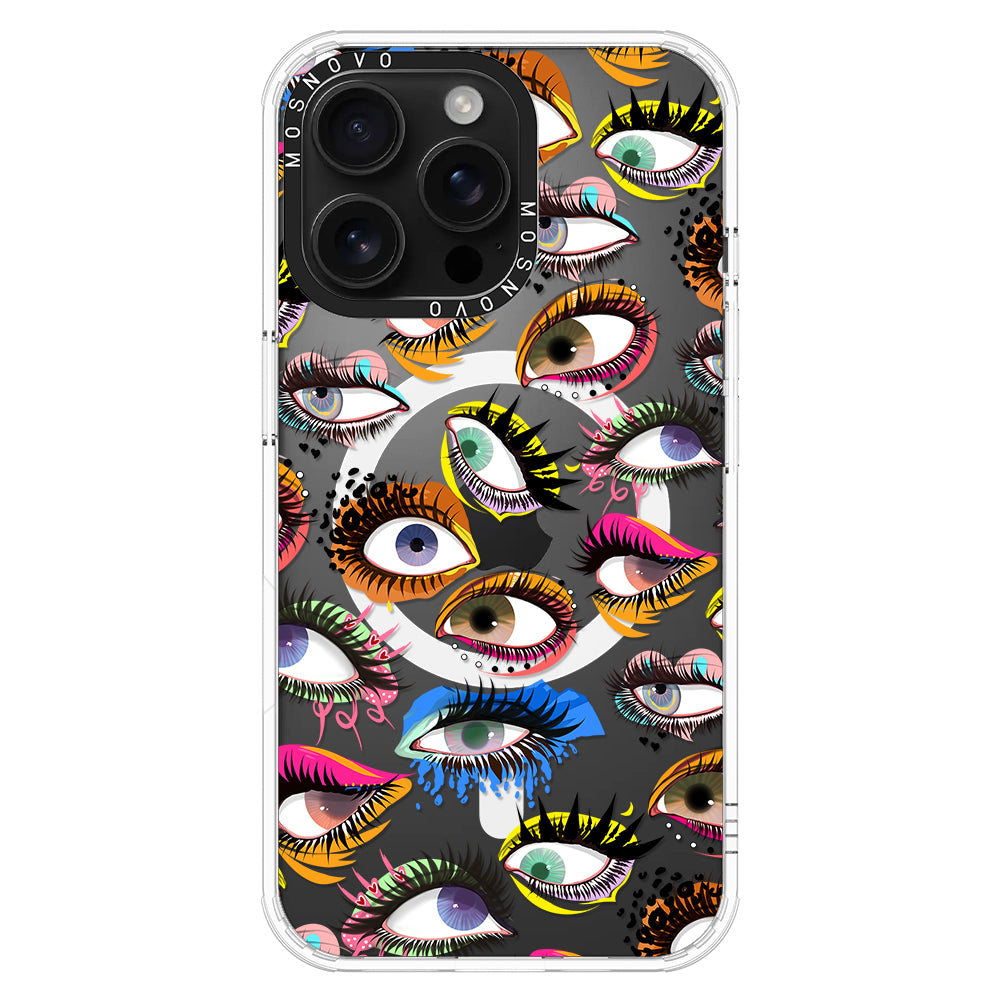 Eyes Phone Case - iPhone 16 Pro Max Case - MOSNOVO