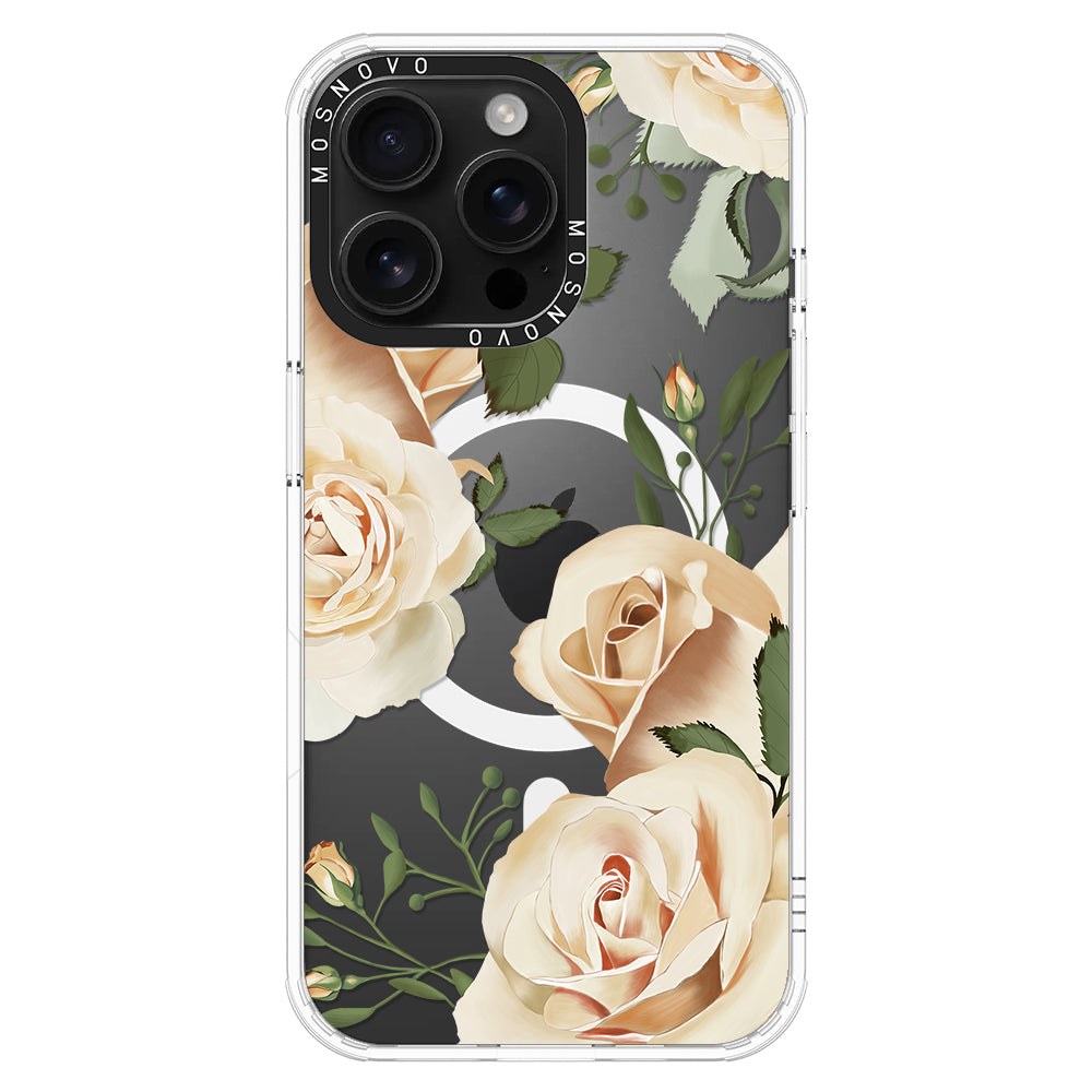 Champagne Roses Phone Case - iPhone 16 Pro Max Case - MOSNOVO