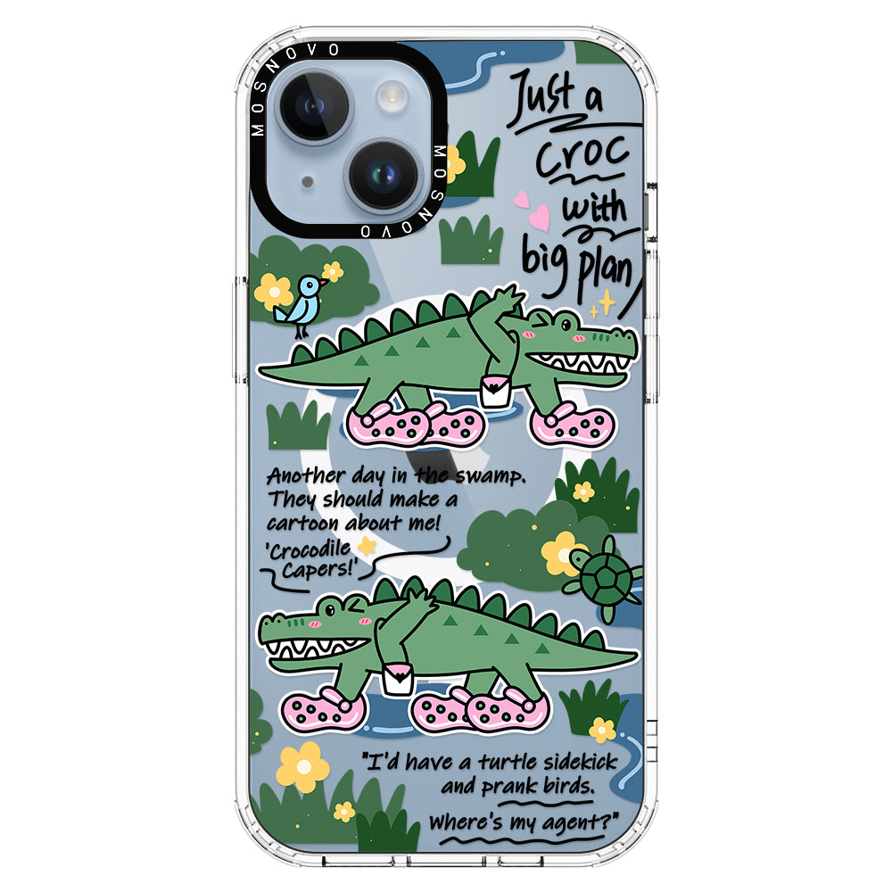 Croc with Big Plan Phone Case - iPhone 14 Case