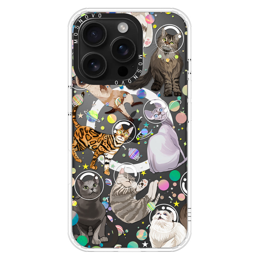 Space Cat Phone Case - iPhone 16 Pro Case - MOSNOVO