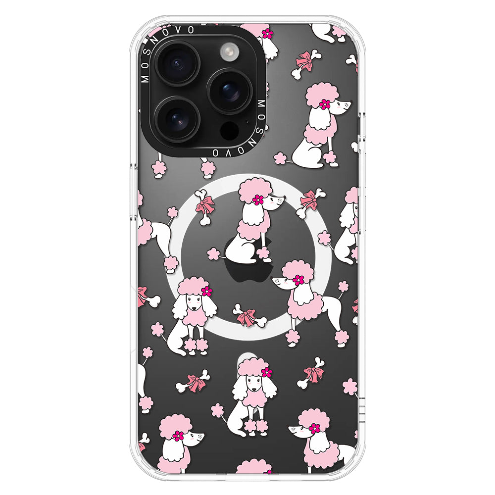 Cute Poodle Phone Case - iPhone 16 Pro Max Case - MOSNOVO