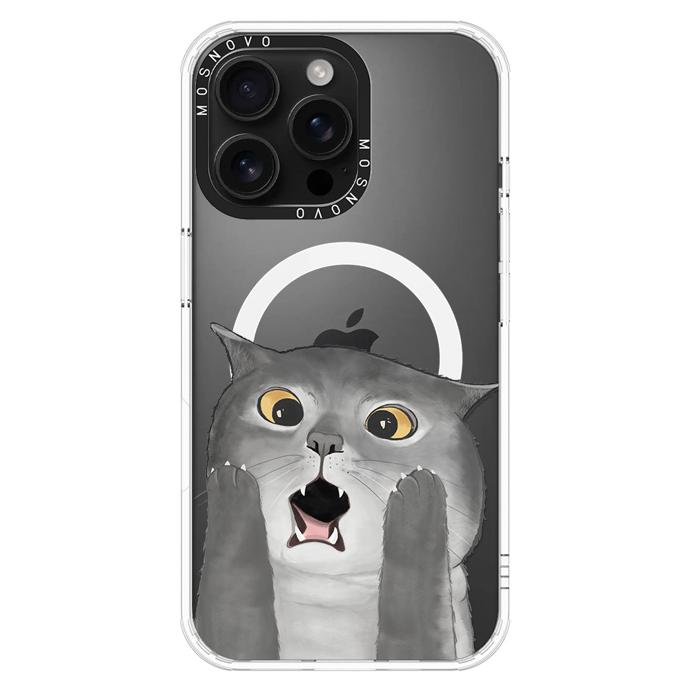 OMG Cat Phone Case - iPhone 16 Pro Max Case - MOSNOVO