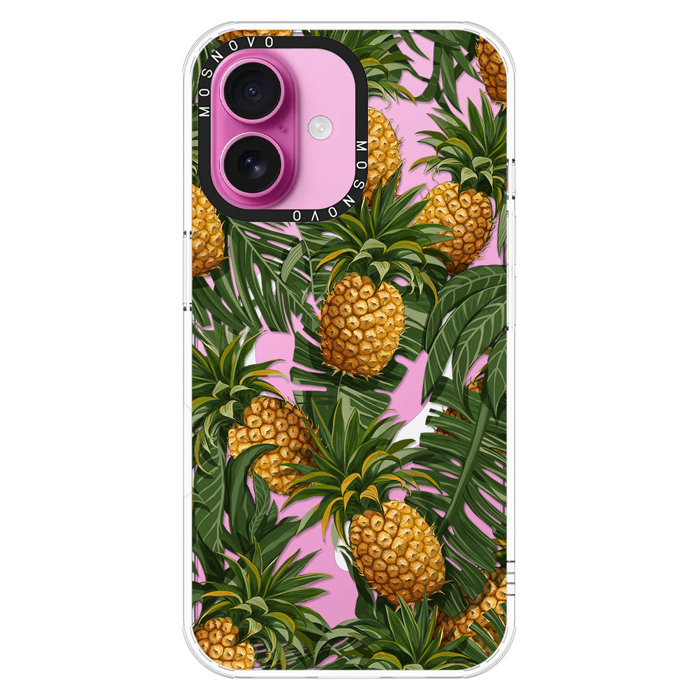 Pineapple Botany Phone Case - iPhone 16 Case - MOSNOVO