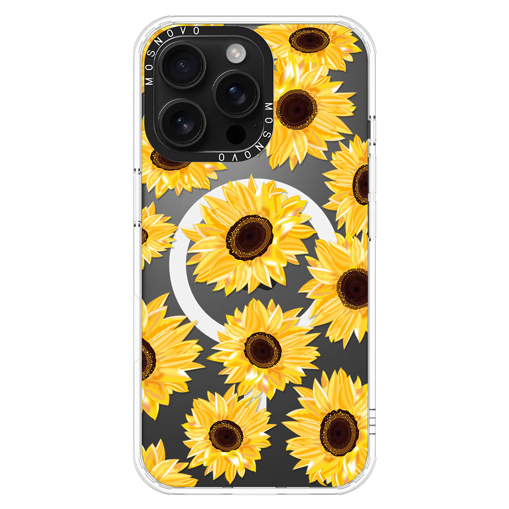 Sunflowers Phone Case - iPhone 16 Pro Max Case - MOSNOVO