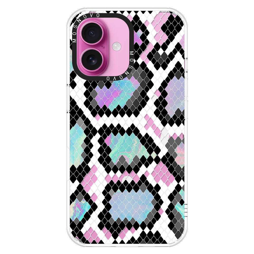 Aurora Snake Print Phone Case - iPhone 16 Plus Case - MOSNOVO