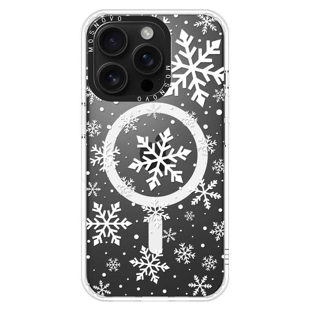 Snowflake Phone Case - iPhone 16 Pro Case - MOSNOVO