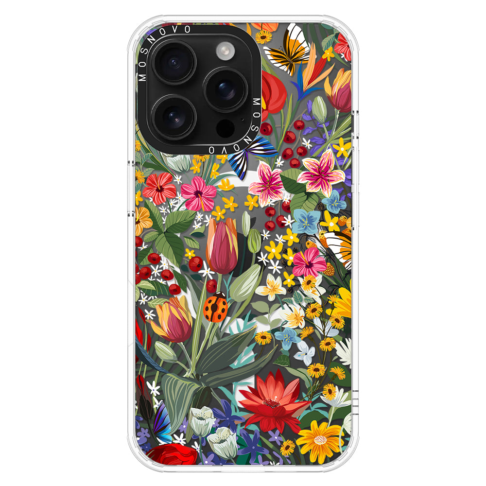 In The Garden Phone Case - iPhone 16 Pro Max Case - MOSNOVO