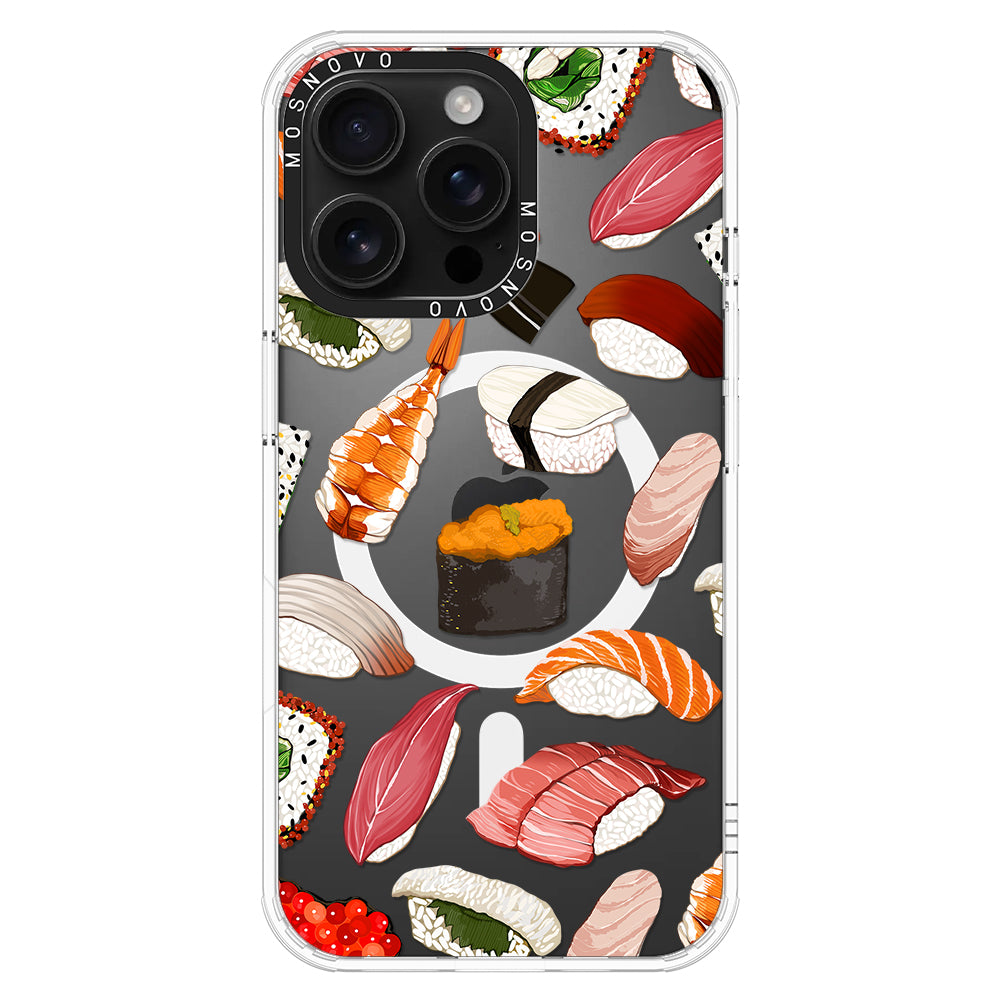 Mixed Sushi Phone Case - iPhone 16 Pro Max Case - MOSNOVO