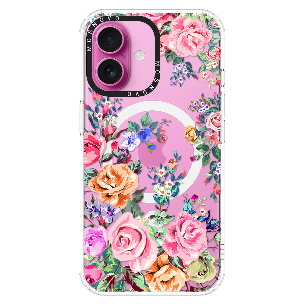 Flower Garden Phone Case - iPhone 16 Plus Case - MOSNOVO