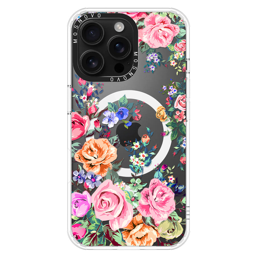 Flower Garden Phone Case - iPhone 16 Pro Max Case - MOSNOVO