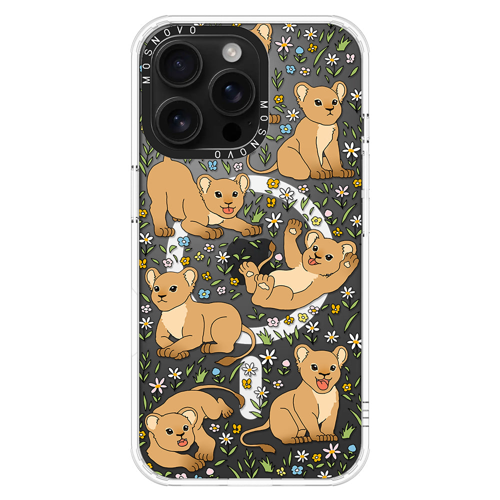 Cute Lion Phone Case - iPhone 16 Pro Max Case - MOSNOVO