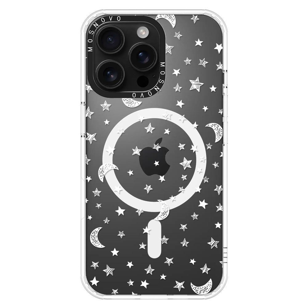 Night Moon Sky Phone Case - iPhone 16 Pro Max Case - MOSNOVO