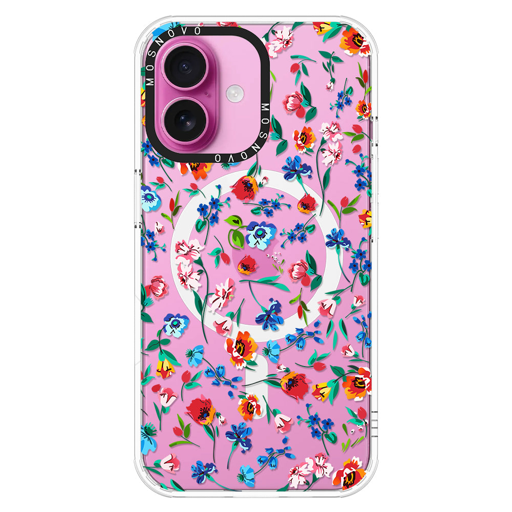 Little Wild Flower Phone Case - iPhone 16 Plus Case - MOSNOVO