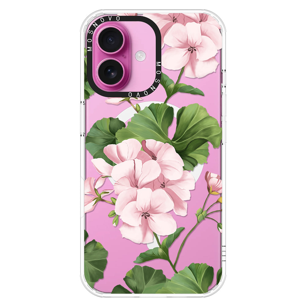 Geranium Phone Case - iPhone 16 Plus Case - MOSNOVO