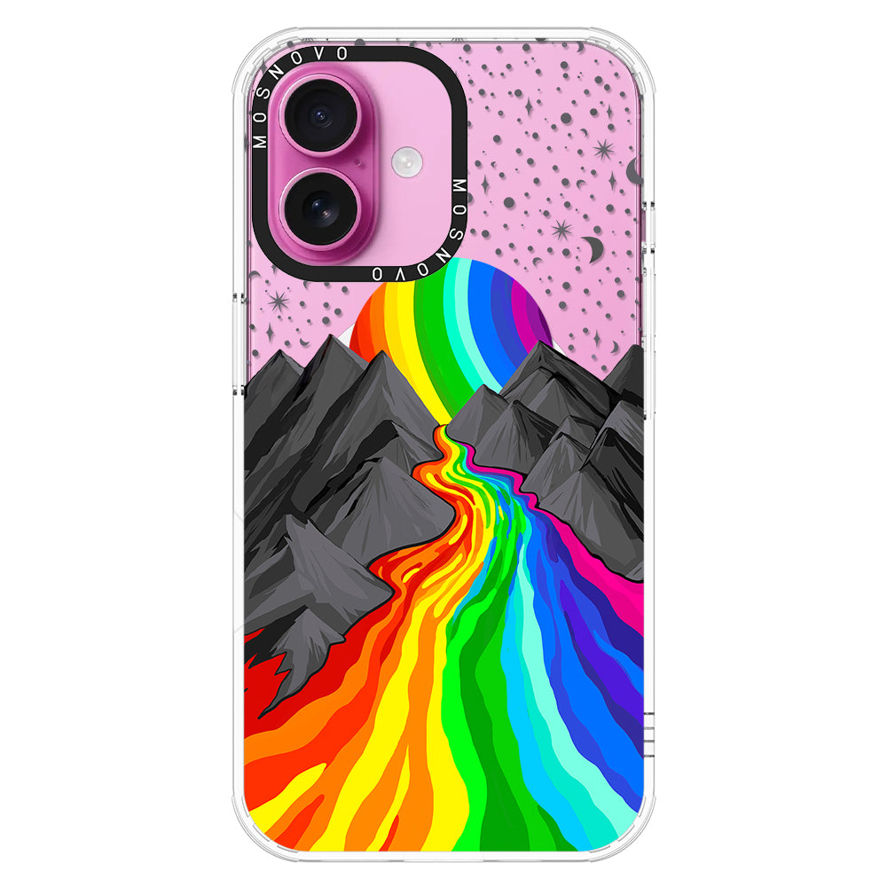 Rainbow Landscape Phone Case - iPhone 16 Case - MOSNOVO